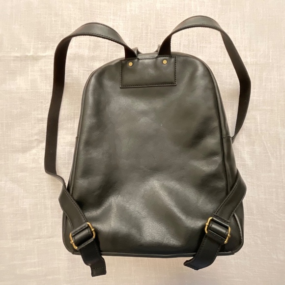 ❤️FLASH SALE❤️Madewell Lorimer Black Leather Backpack NWT - Picture 4 of 16